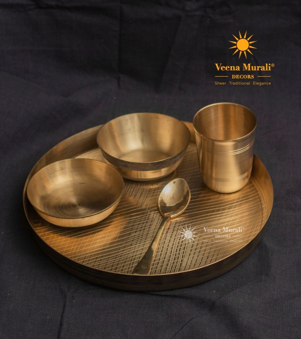 Bronze Kansa Thali Daily Set